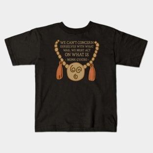 Monk Gyatso's Wisdom (Light) Kids T-Shirt